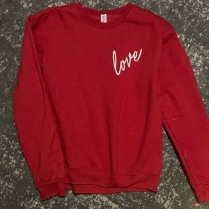 "Love" sweatshirt